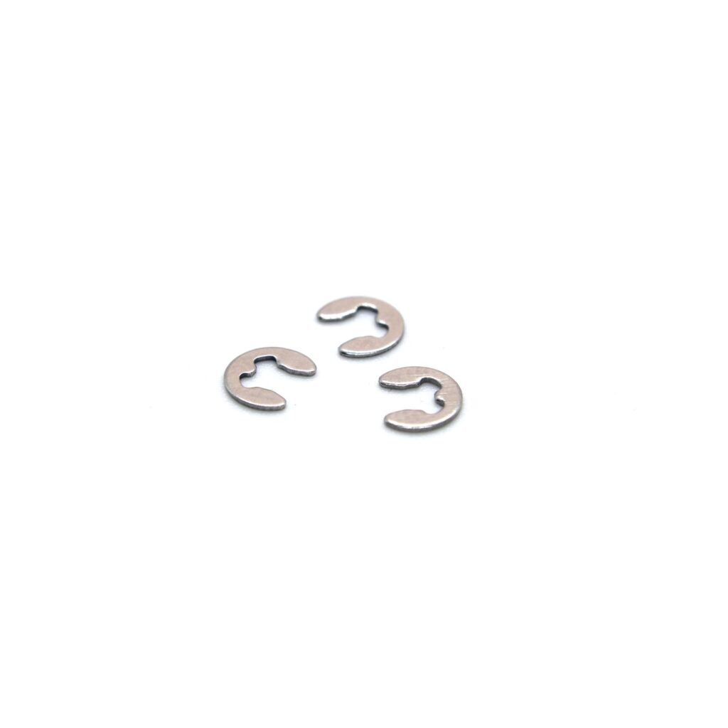 E-clip set black or stainless