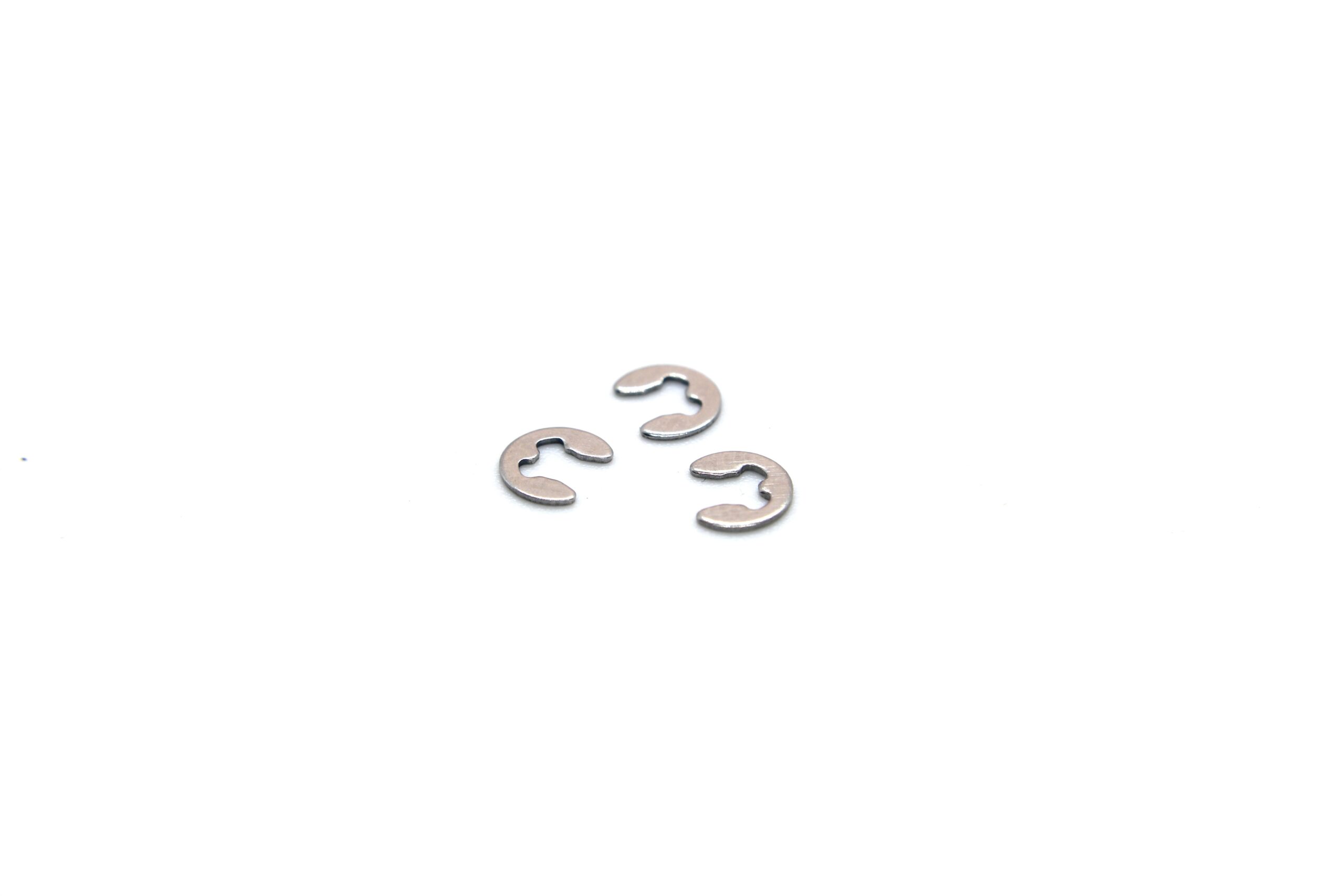 E-clip set black or stainless
