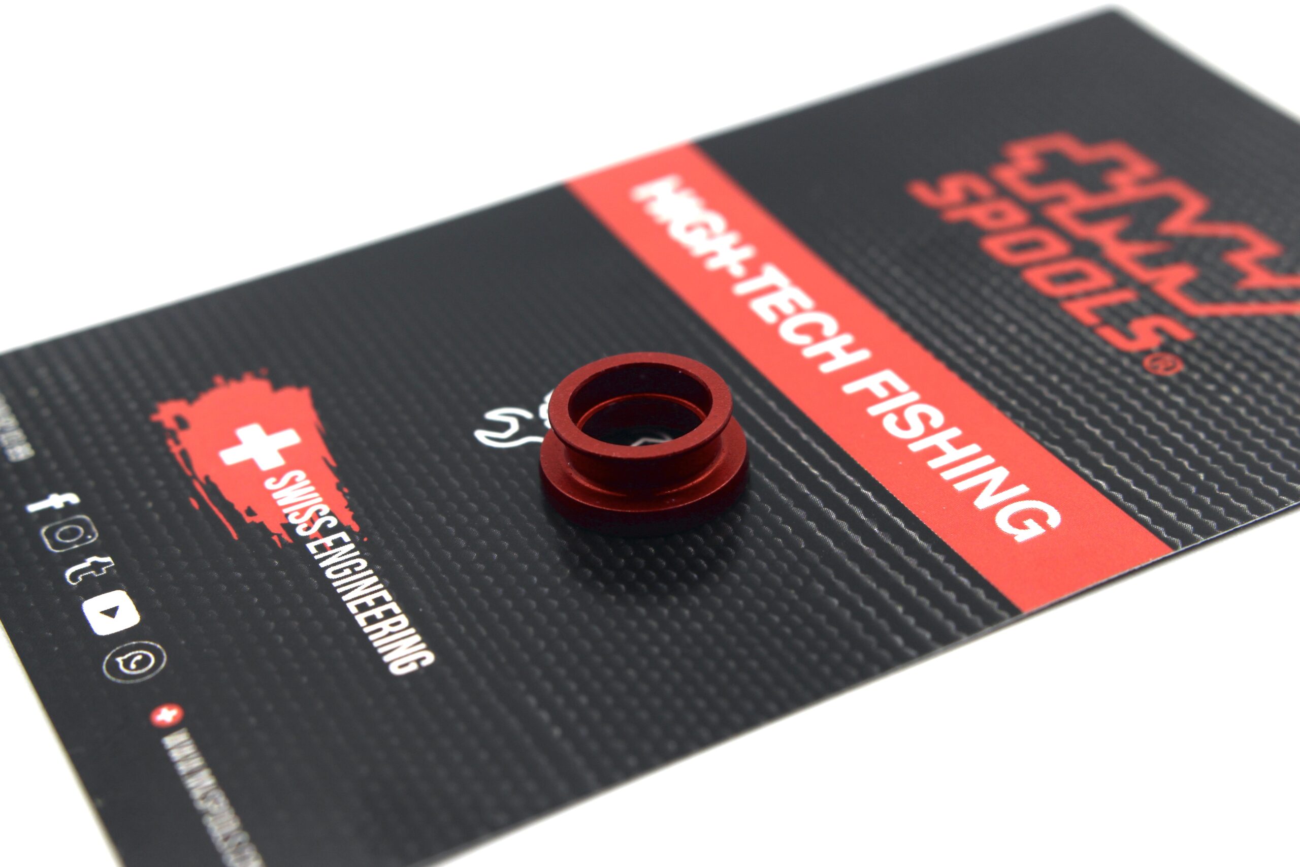 MV Spools Anodised Red Line Roller for Daiwa