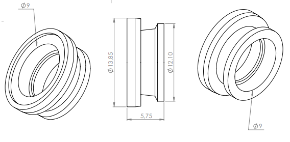 MV Spools Anodised Red Line Roller for Daiwa - Image 2